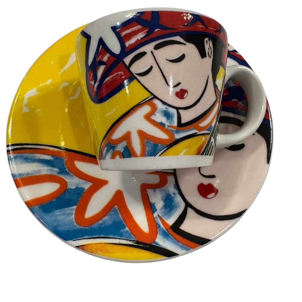 Bojanini Limited Edition Art Gallery Set Cup And Plate